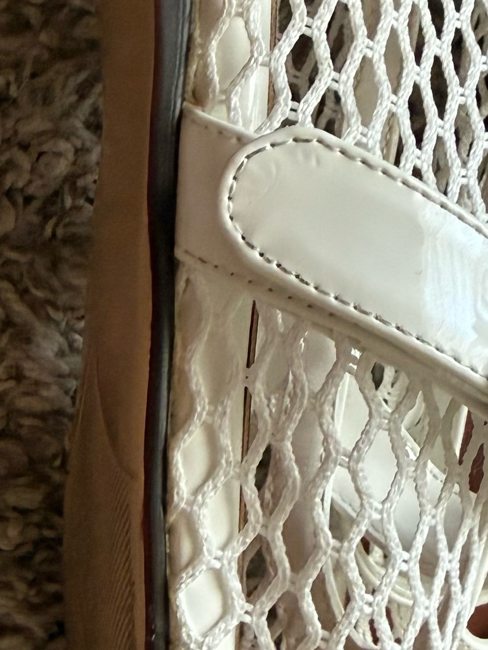 Women’s White Mary Jane Mesh Sandal - Picture 7 of 7
